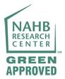 Green building program approval logo