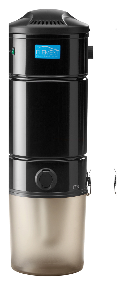 Professionally installed central vacuum system
