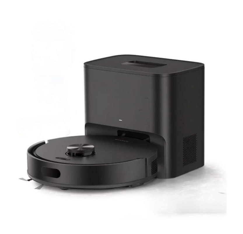 Robot vacuum with self-empty dock
